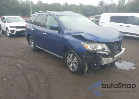 2017 Nissan Pathfinder S из США, поврежденный, VIN 5N1DR2MM8HC910310